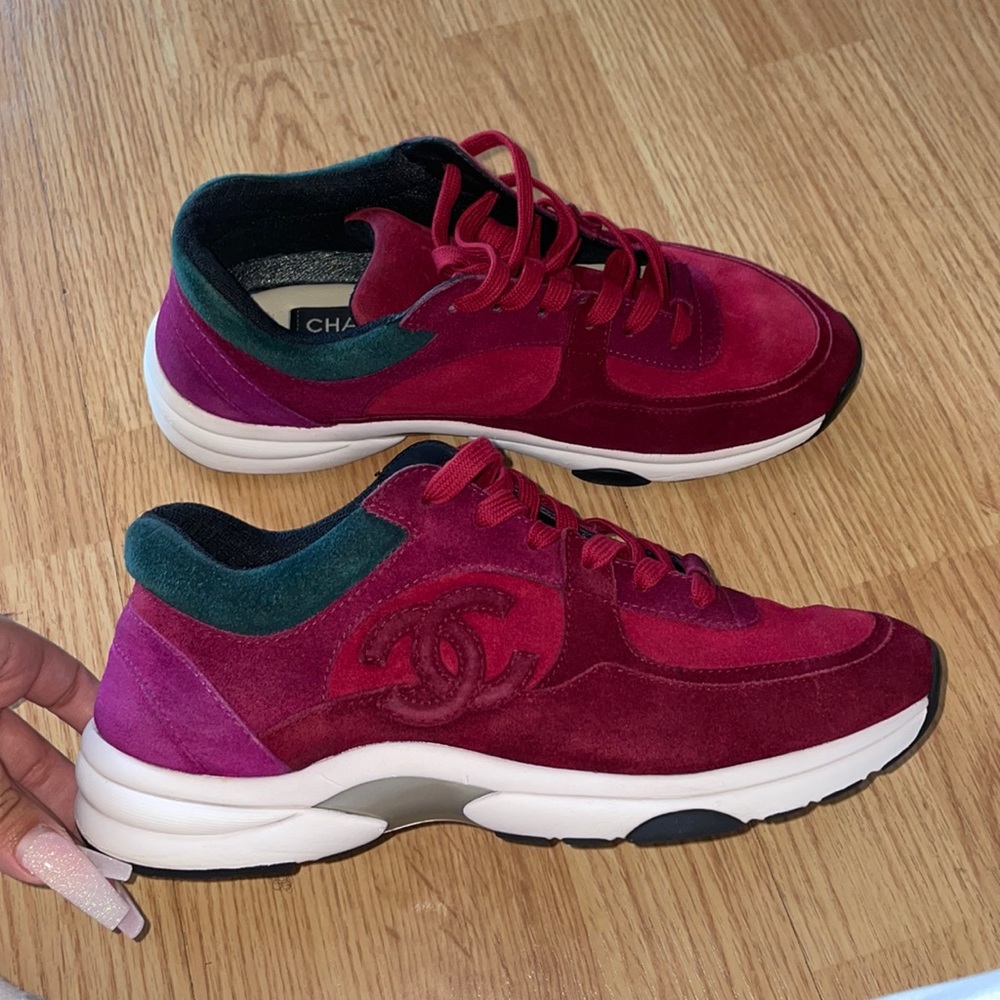 Beautiful Suede Chanel sneakers